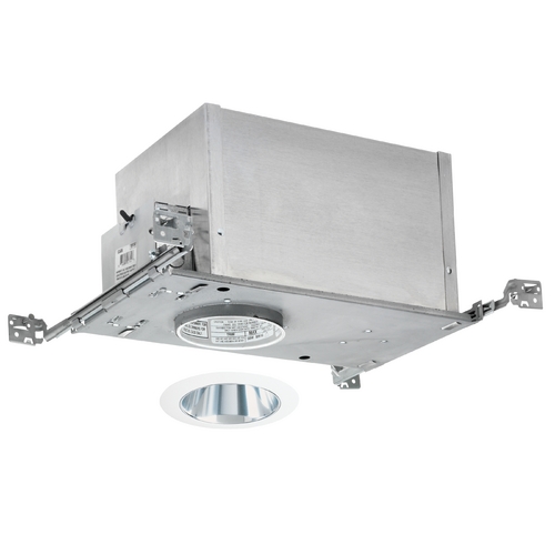 Juno Lighting Group 4-inch Low-Voltage Recessed Lighting Kit with Clear Trim IC44N/447C-WH