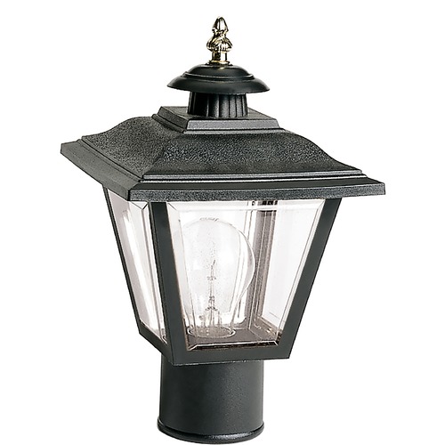 Black Post Light by Nuvo Lighting