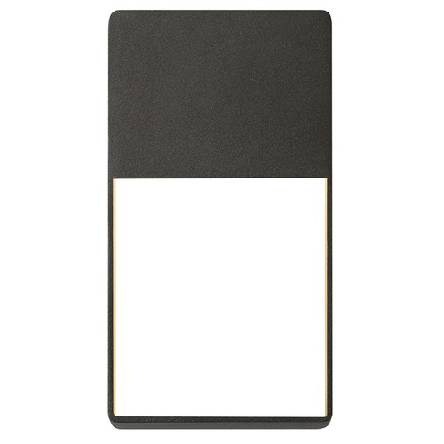 Frames Textured Bronze LED Outdoor Wall Light by Sonneman Lighting