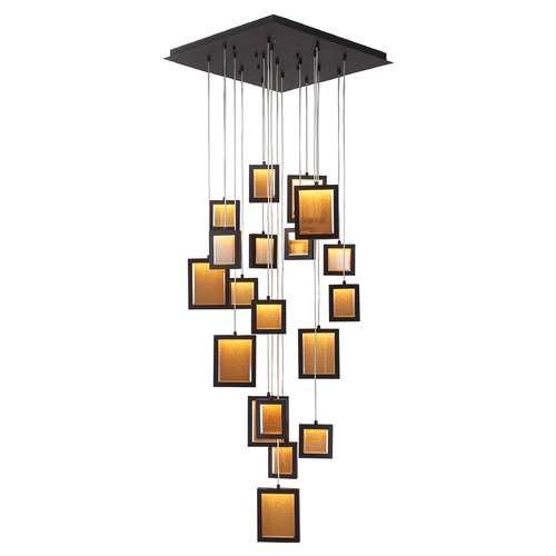 Avenue Lighting Brentwood Dark Bronze 19-Light LED Multi-Light Pendant by Avenue Lighting HF6011-DBZ