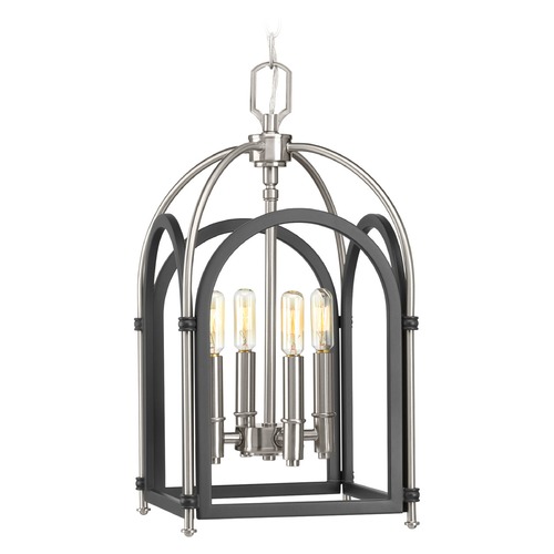 Westfall Graphite & Brushed Nickel Pendant by Progress Lighting