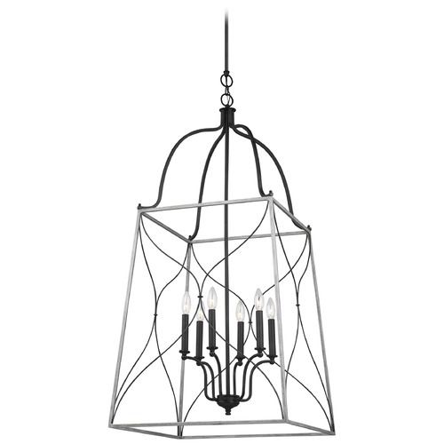 Generation Lighting Carra Weathered Zinc Pendant by Generation Lighting 6531506-808