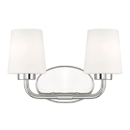 Savoy House Capra 15-Inch Polished Nickel Bathroom Light by Savoy House 8-4090-2-109