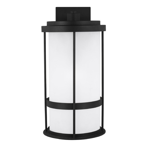 Wilburn Black Outdoor Wall Light by Generation Lighting