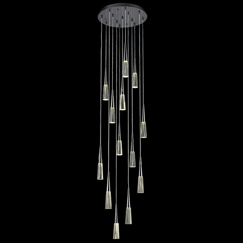 Encino 13-Light Gun Metal LED Multi-Light Pendant by Avenue Lighting