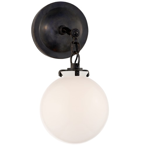 Visual Comfort Signature Collection Thomas OBrien Katie Globe Sconce in Bronze by Visual Comfort Signature TOB2225BZG4WG