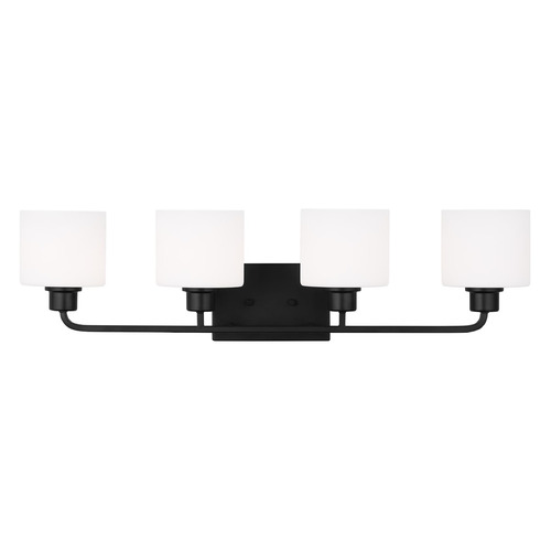 Canfield 32-Inch Midnight Black LED Bathroom Light by Generation Lighting
