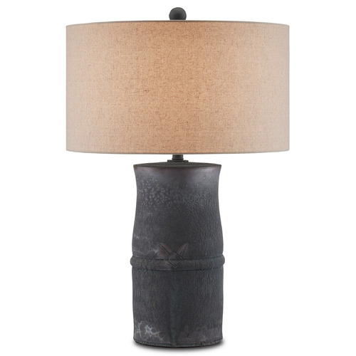 Currey and Company Lighting Croft 30-Inch Table Lamp in Charcoal by Currey & Company 6000-0779