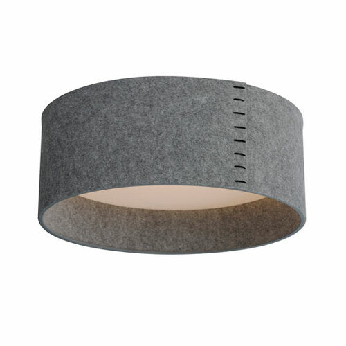 Prime 20-Inch Hi-Lo Dim LED Flush Mount in Grey by Maxim Lighting