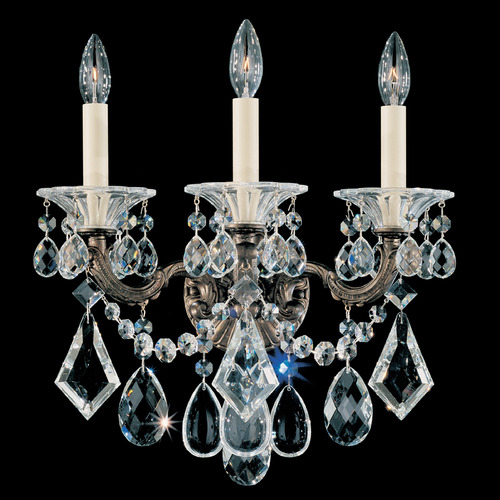 Schonbek Worldwide Lighting La Scala Heirloom Bronze Sconce