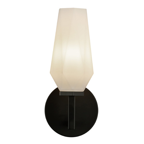Alora Lighting Alan Pepin Krysta Matte Black Sconce