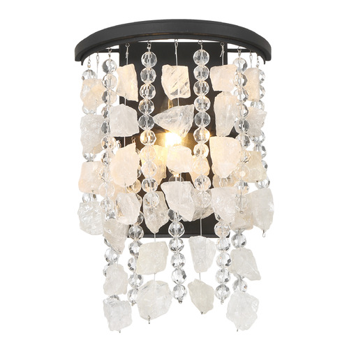 Shimmering Elegance Wall Sconce in Sand Coal by Minka Lavery