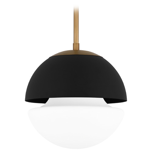 Quoizel Lighting Quoizel Piccolo Pendant Weathered Brass Mini-Pendant Light with Bowl / Dome Shade