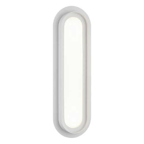 Matteo Lighting Iris Matte White LED Vertical Bathroom Light