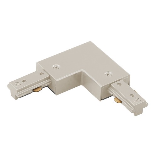 Brushed Nickel H Track Left L Connector by WAC Lighting