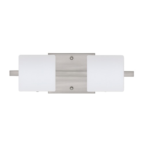 Besa Lighting Besa Lighting Paolo Satin Nickel LED Bathroom Light 2WS-787307-LED-SN