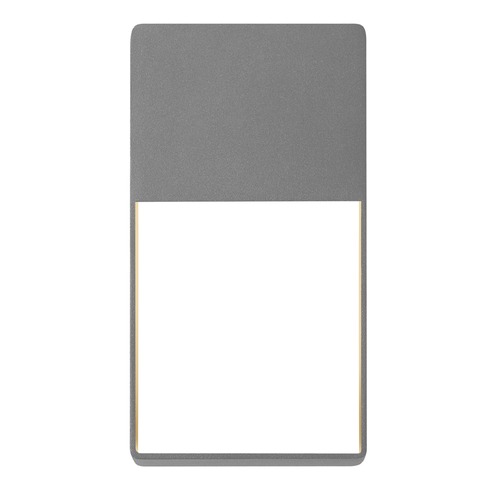 Frames Textured Gray LED Outdoor Wall Light by Sonneman Lighting