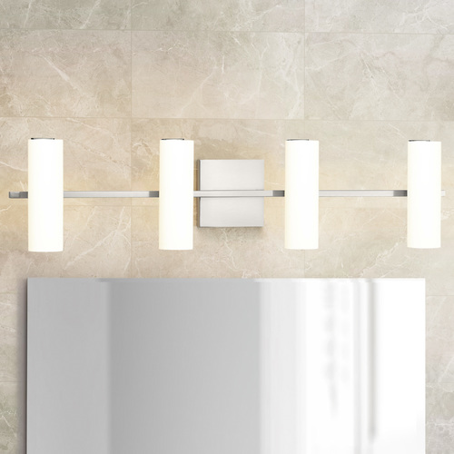 Progress Lighting Colonnade LED Brushed Nickel LED Bathroom Light 3000K 507LM by Progress Lighting P300188-009-30