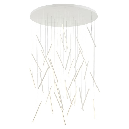 Kuzco Lighting Chute White LED Multi-Light Pendant by Kuzco Lighting MP14850-WH