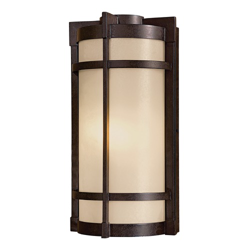 Andrita Court Textured French Bronze Outdoor Wall Light by Minka Lavery