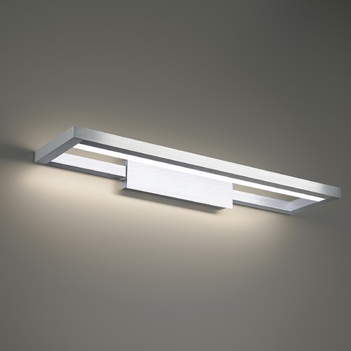WAC Lighting View 20-Inch LED Vanity Light in Aluminum 3CCT 2700K by WAC Lighting WS-89120-27-AL