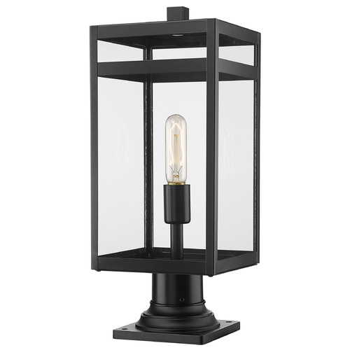 Z-Lite Nuri Black Post Light by Z-Lite 596PHMR-533PM-BK
