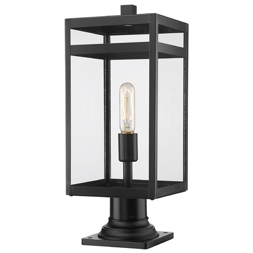 Nuri Black Post Light by Z-Lite