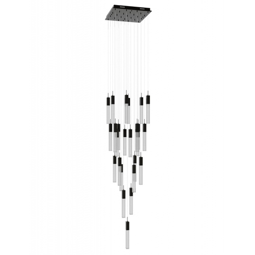 Avenue Lighting Glacier Snow 25-Light LED Multi-Light Pendant in Bronze by Avenue HF1904-25-GL-DBZ-SNW