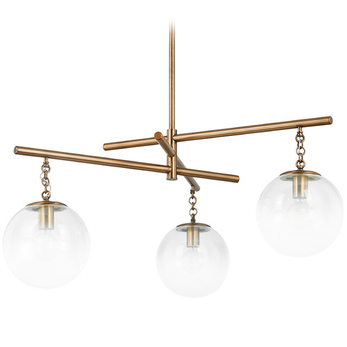Troy Lighting Troy Lighting Wade Patina Brass LED Chandelier F1044-PBR