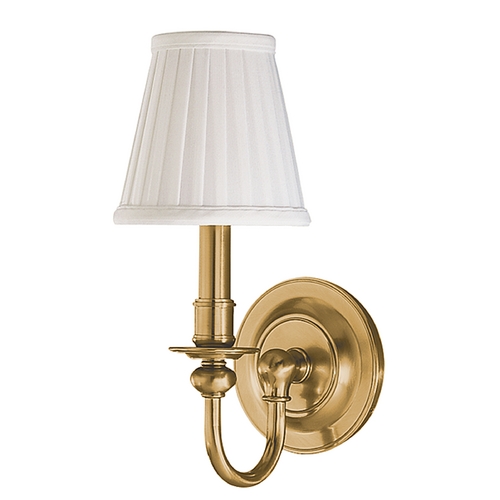 Beekman Wall Sconce in Aged Brass by Hudson Valley Lighting