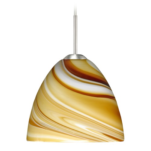 Besa Lighting Sasha Satin Nickel Mini-Pendant Light