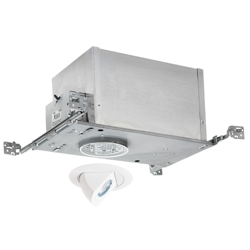 Juno Lighting Group 4-inch Low-Voltage Recessed Lighting Kit with Aiming Trim IC44N/449-WH