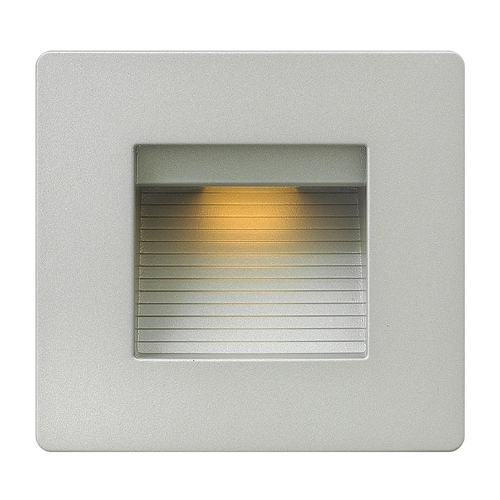 Hinkley Luna 4.75-Inch Wide Titanium LED Recessed Step Light by Hinkley Lighting 58506TT