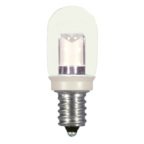 Satco Lighting 0.8W LED T6 Candelabra Base Bulb 2700K 20LM S9177