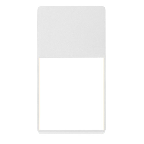 Frames Textured White LED Outdoor Wall Light by Sonneman Lighting