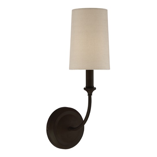 Crystorama Lighting Sylvan Dark Bronze Sconce