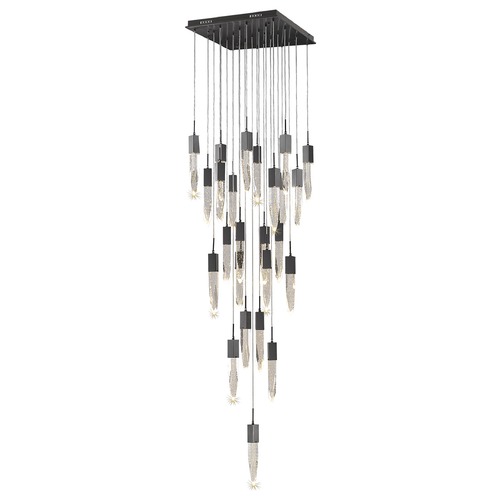 Aspen 25-Light Dark Bronze LED Multi-Light Pendant by Avenue Lighting