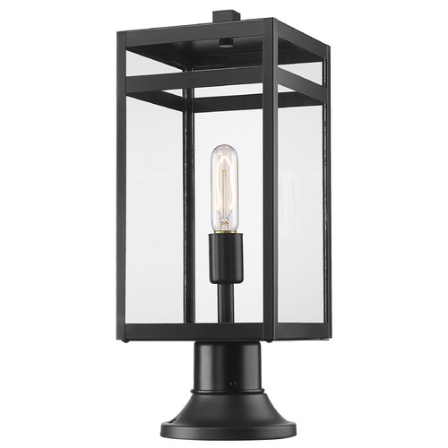 Nuri Black Post Light by Z-Lite