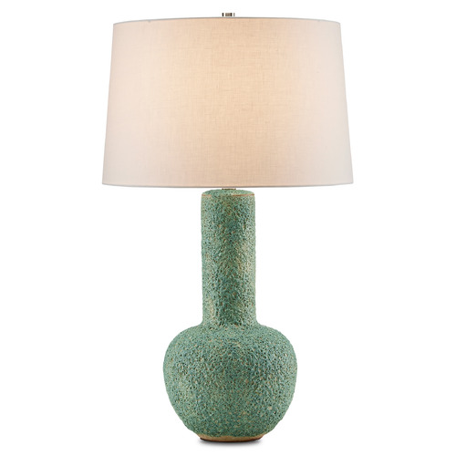 Currey and Company Lighting Manor 31.50-Inch Table Lamp in Moss Green by Currey & Company 6000-0799