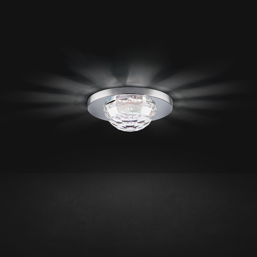 Vega 4-Inch LED Crystal Recessed Light in Chrome by Schonbek Beyond