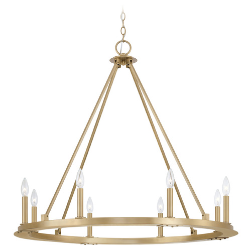 Capital Lighting Pearson Aged Brass Chandelier