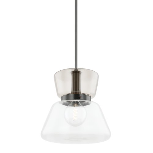Elodie 15-Inch Pendant in True Bronze by Mitzi by Hudson Valley