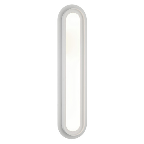 Matteo Lighting Iris Matte White LED Vertical Bathroom Light