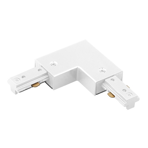 WAC Lighting White H Track Left L Connector