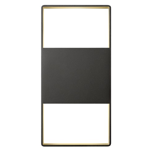 Frames Textured Bronze LED Outdoor Wall Light by Sonneman Lighting