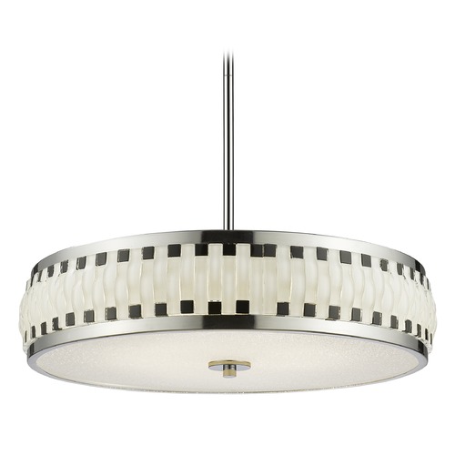 Sevier Chrome LED Pendant by Z-Lite