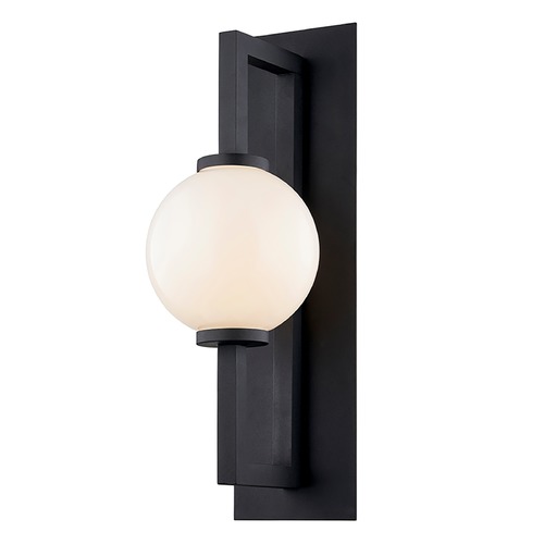 Troy Lighting Darwin Textured Black Outdoor Wall Light by Troy Lighting B7323