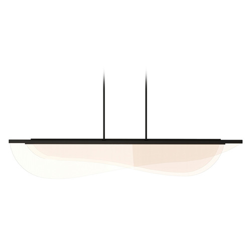 Visual Comfort Modern Collection Nyra 3000K LED Linear Light in Black by Visual Comfort Modern 700LSNYR60B-LED930