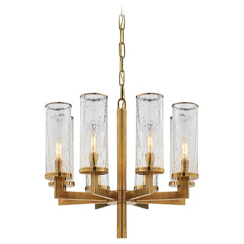 Visual Comfort Signature Collection Kelly Wearstler Liaison Chandelier in Antique Brass by Visual Comfort Signature KW5200ABCRG