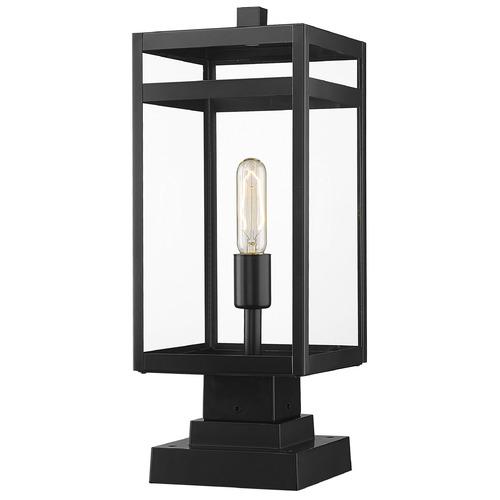 Nuri Black Post Light by Z-Lite